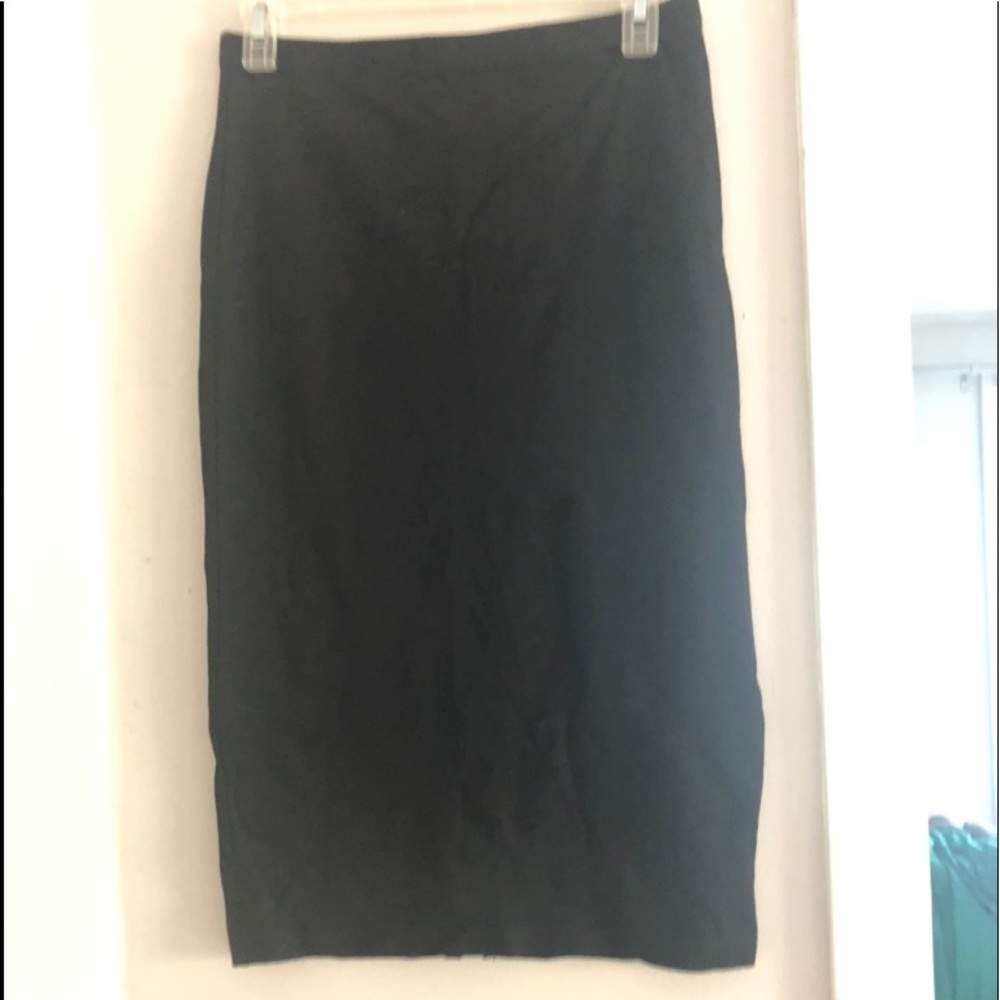Forever 21 black midi skirt